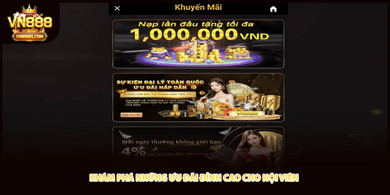Khám phá những ưu đãi đỉnh cao cho hội viên